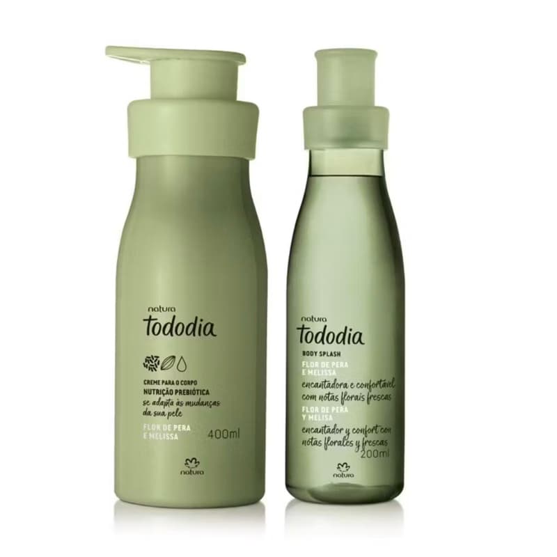 Body Splash e Hidratante Corporal Flor de Pera e Melissa (A ESCOLHER)