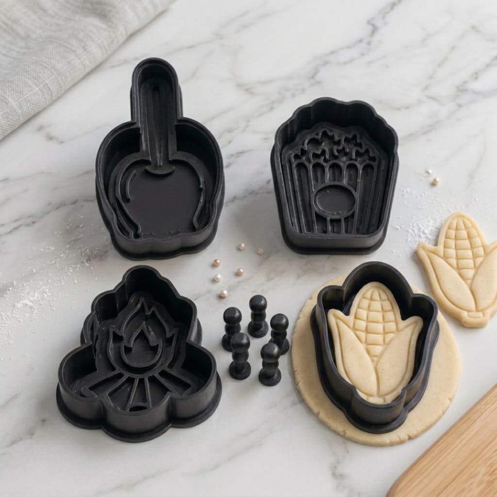 Cortador Biscoito Molde Forma Festa Junina Festa Sao Joao  Marcador Carimbo Pasta Americana Massa