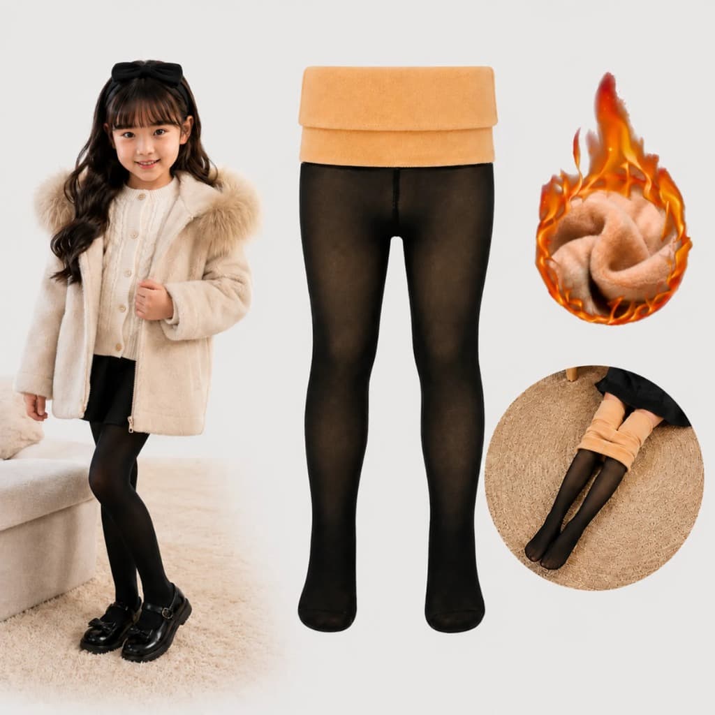 Meia Calça Térmica Infantil Peluciada Inverno Quente