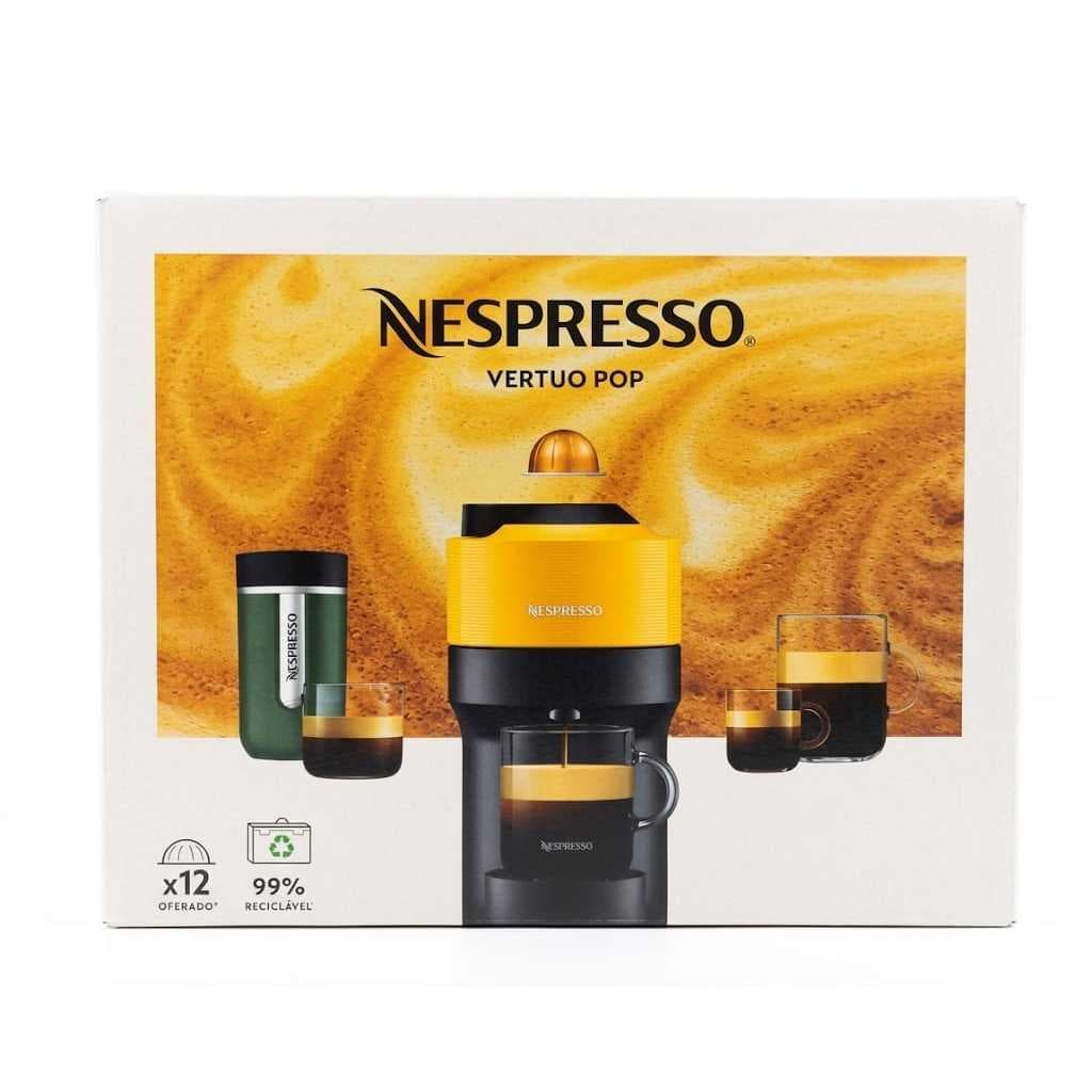 cafeteira expresso virtuo pop capsula nespresso PRETA 110v promoção outlet