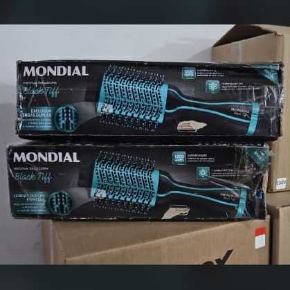 Escova Secadora Mondial Azul 1350W Bivolt - Tecnologia Ion e Cabo Giratório