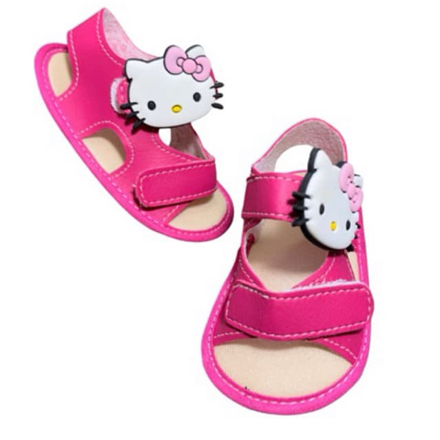 PAPETE SANDALIA MENINA GATINHA BRANCA SAPATINHO BEBÊ
