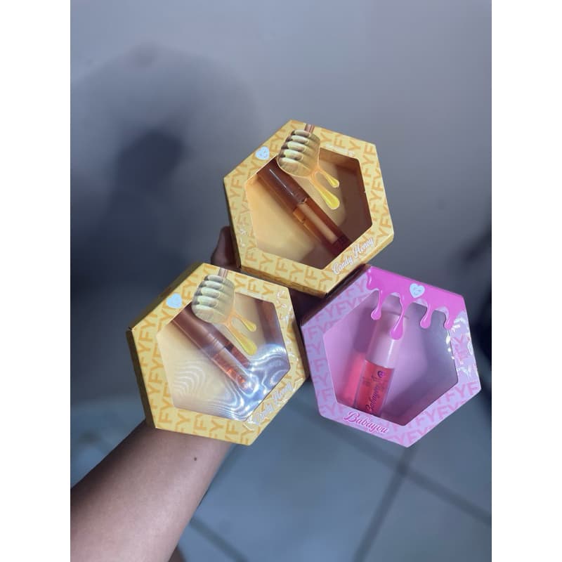 Gloss Labial com Aroma de Mel - Hidratante e Macio, Ideal para Uso Diário