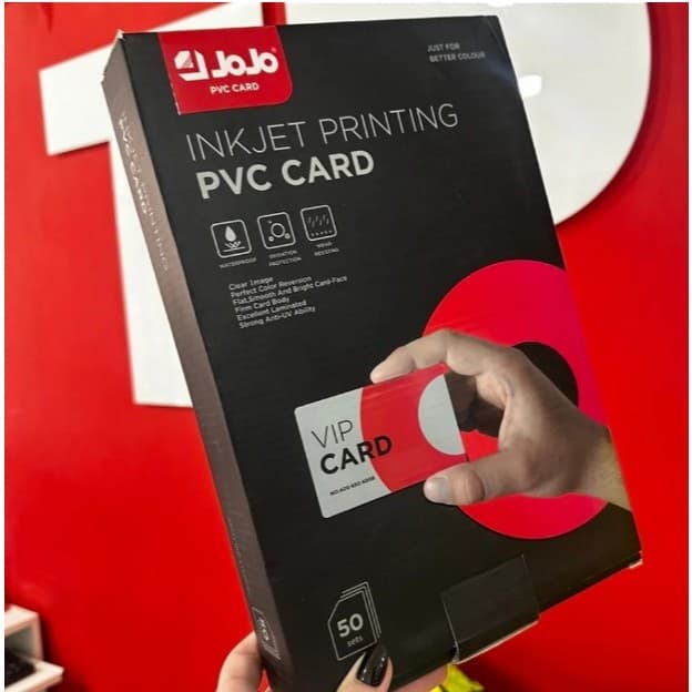 Vip Card Jojo | Folha A4 - 1 placa e 2 folhas