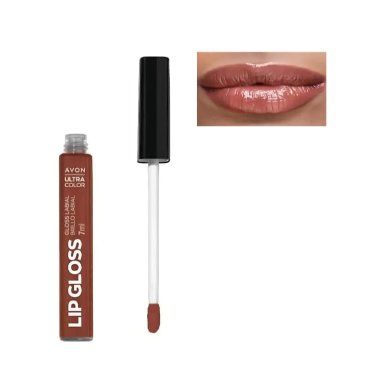 Gloss Labial Avon Ultra Color Marrom Must Have Lip Gloss 7ml Brilho Labial