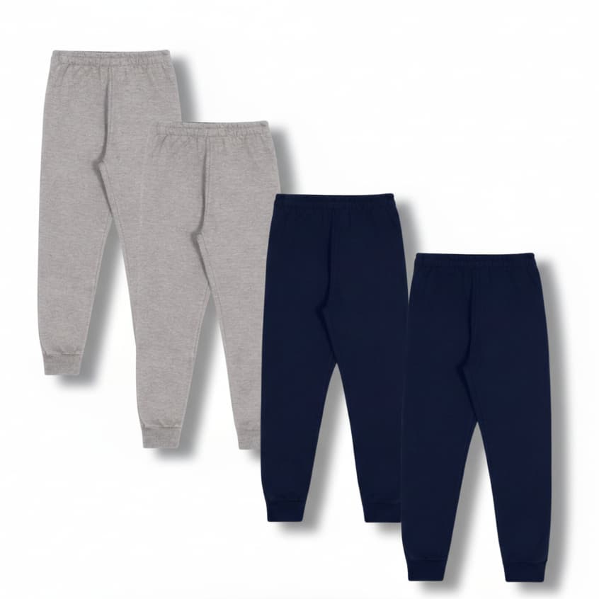 Kit 4 Calças Moletom Infantil Juvenil Confortável Escolar Algodão ItsBella 1 ao 16