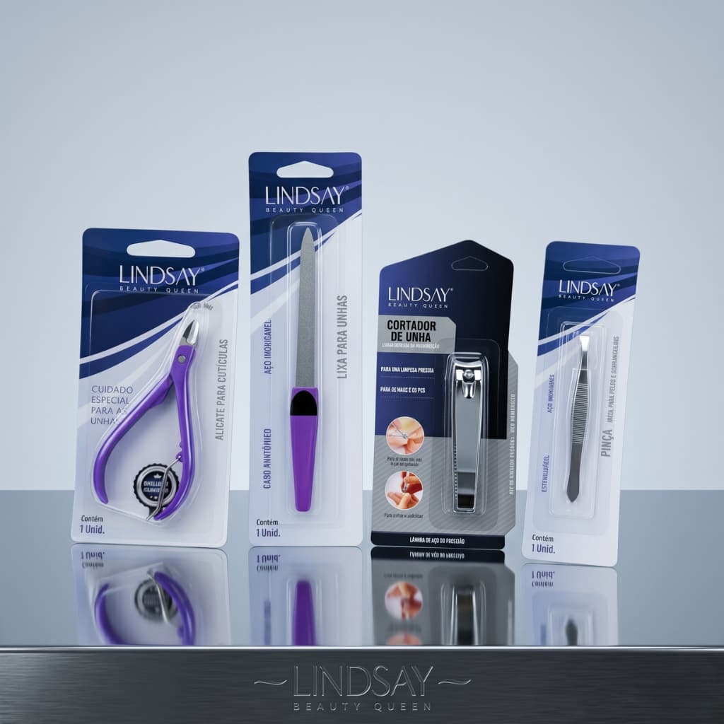 Kit Manicure E Pedicure Completo Alicate Cortador Lixa Pinça