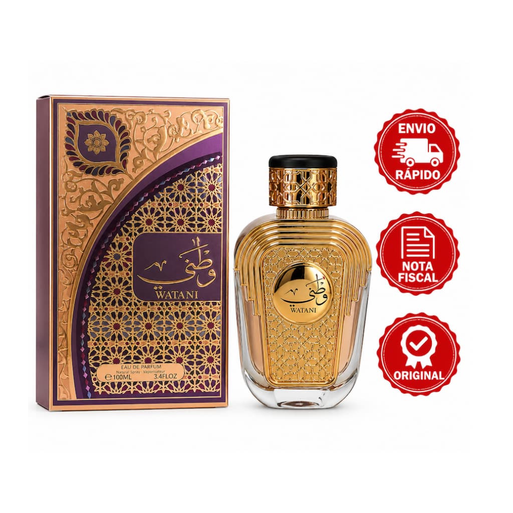 Perfume original Al Wataniah Watani Purple Eau De Parfum 100ml Feminino