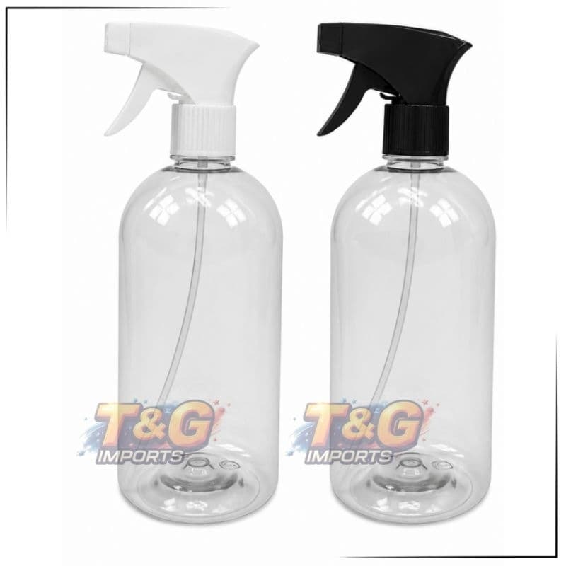 Kit 20 Frascos PET 500ml c/Válvula Spray Gatilho 28/410