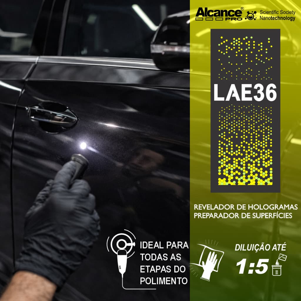 Lae 36 Revelador De Hologramas Concentrado E Limpa Vidros 1L Cor Verde