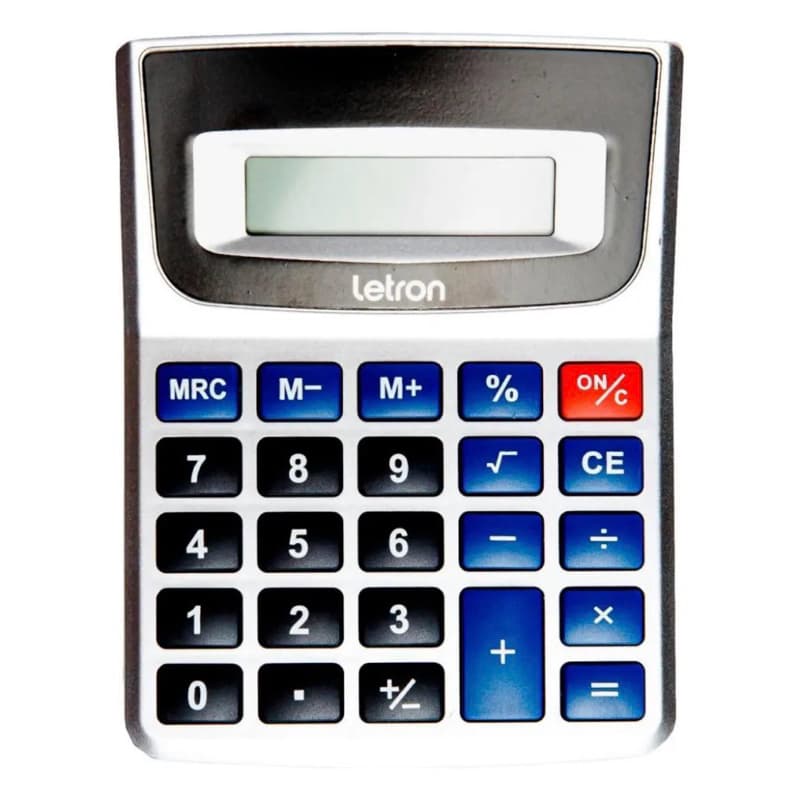 Calculadora de Mesa Letron Duo Office 12 Dígitos