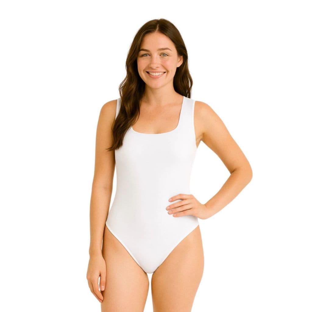 Body Feminino Suplex Alça Quadrada Decote Quadrado Casual Festa Moda Gringa