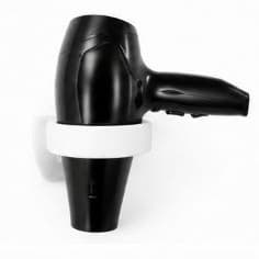 Suporte para Secador de Cabelo de Parede | Organizador para Banheiro | Porta Secador | Fixação Fácil