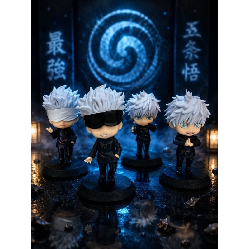 Mini Action Figure Jujutsu Kaisen | Gojo, Yuji, Yuta e Geto