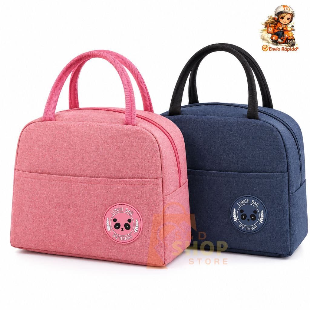 Bolsa Térmica Portátil de Mão Lancheira  – Mantém Quente e Frio - Antivazamento