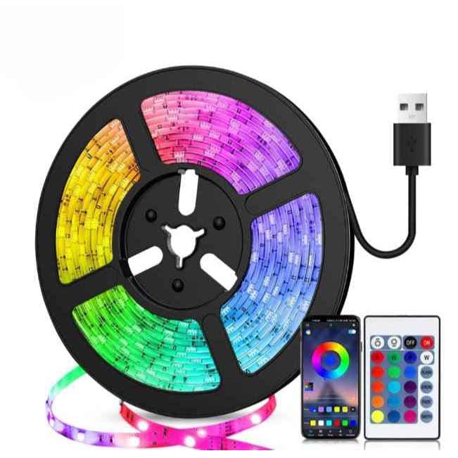 Fita LED RGB para TV com USB | Luz Ambiente Decorativa para Monitor, PC e TV