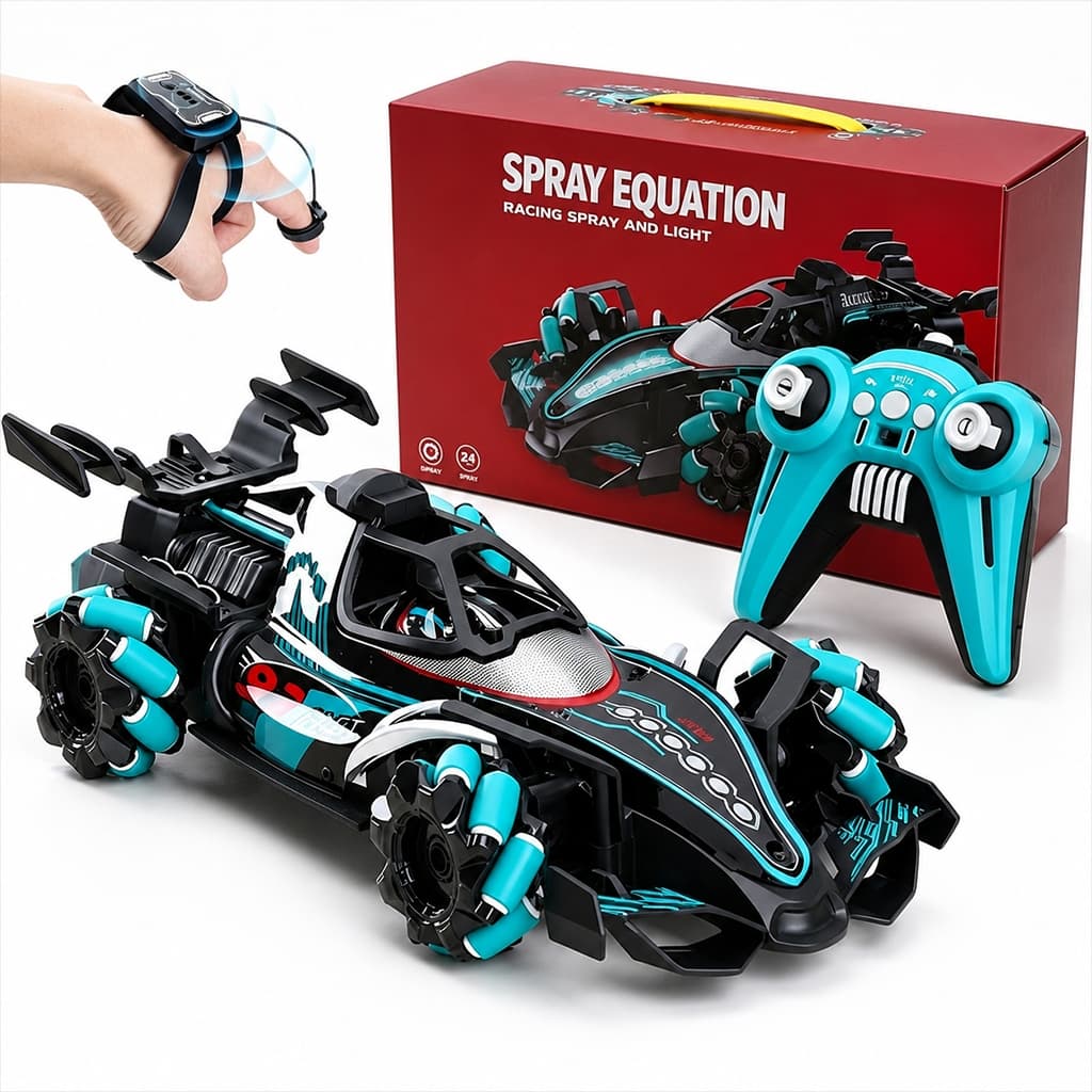 Carrinho Controle Remoto Recarregável F1 Rotação 360°