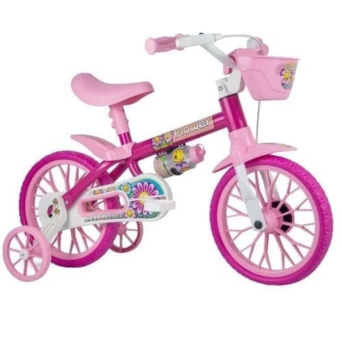 BICILETA INFANTIL COM  RODINHAS E GARRAFINHA MENINO/ MENINA