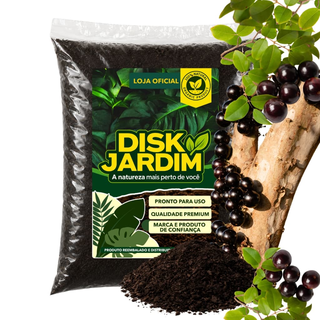 Terra Vegetal Adubada para jabuticabeira Pronto Para Uso Jardim 2kg/5kg/10kg/20kg
