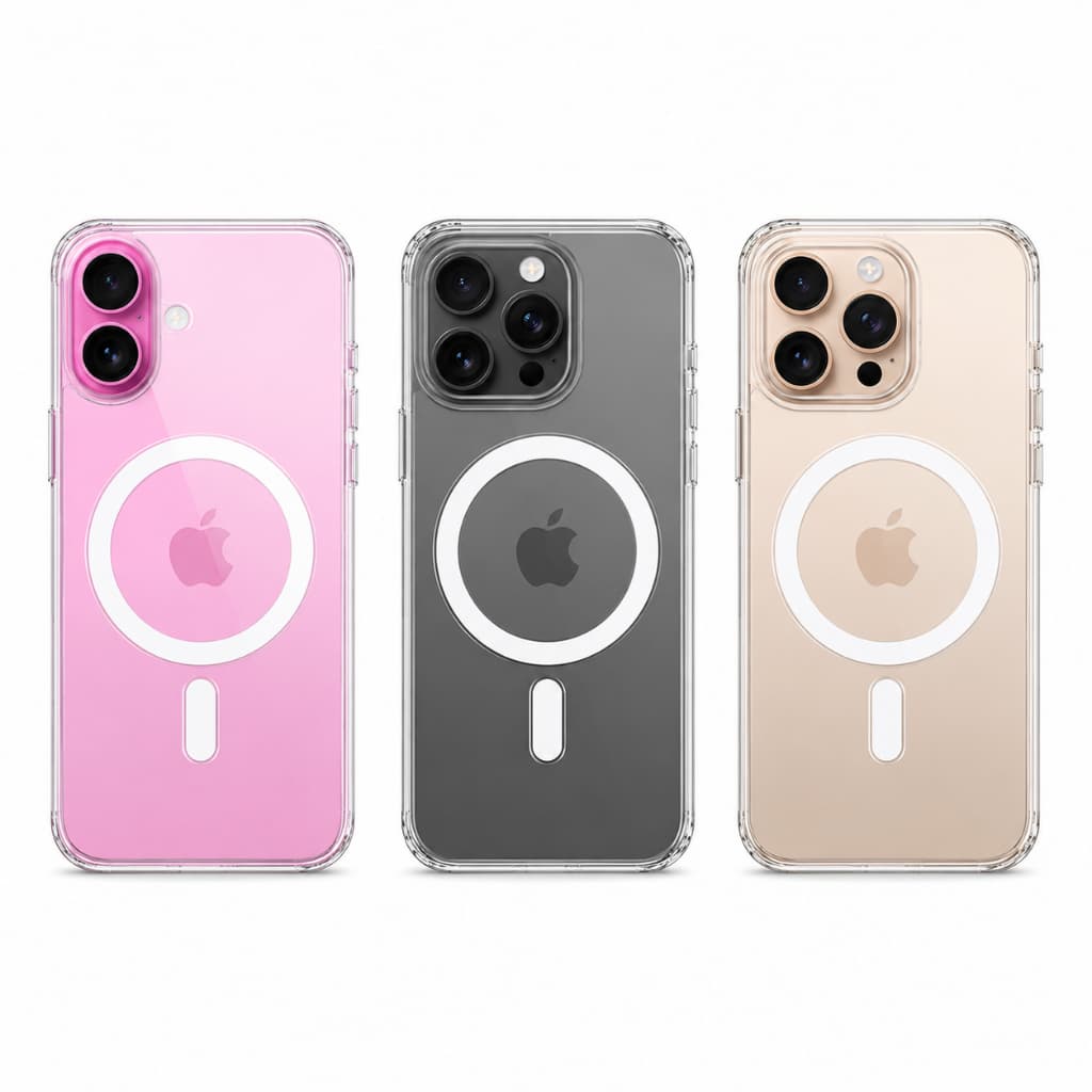 Case Magsafe Transparente iPhone 16 16Pro 16ProMax Anti Impacto Premium Capinha Magnetica Indução Capa