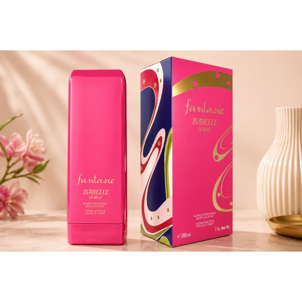 Creme Hidratante Corporal FANTASIE 200ml Nutrição da Pele Uso diário Toque aveludado