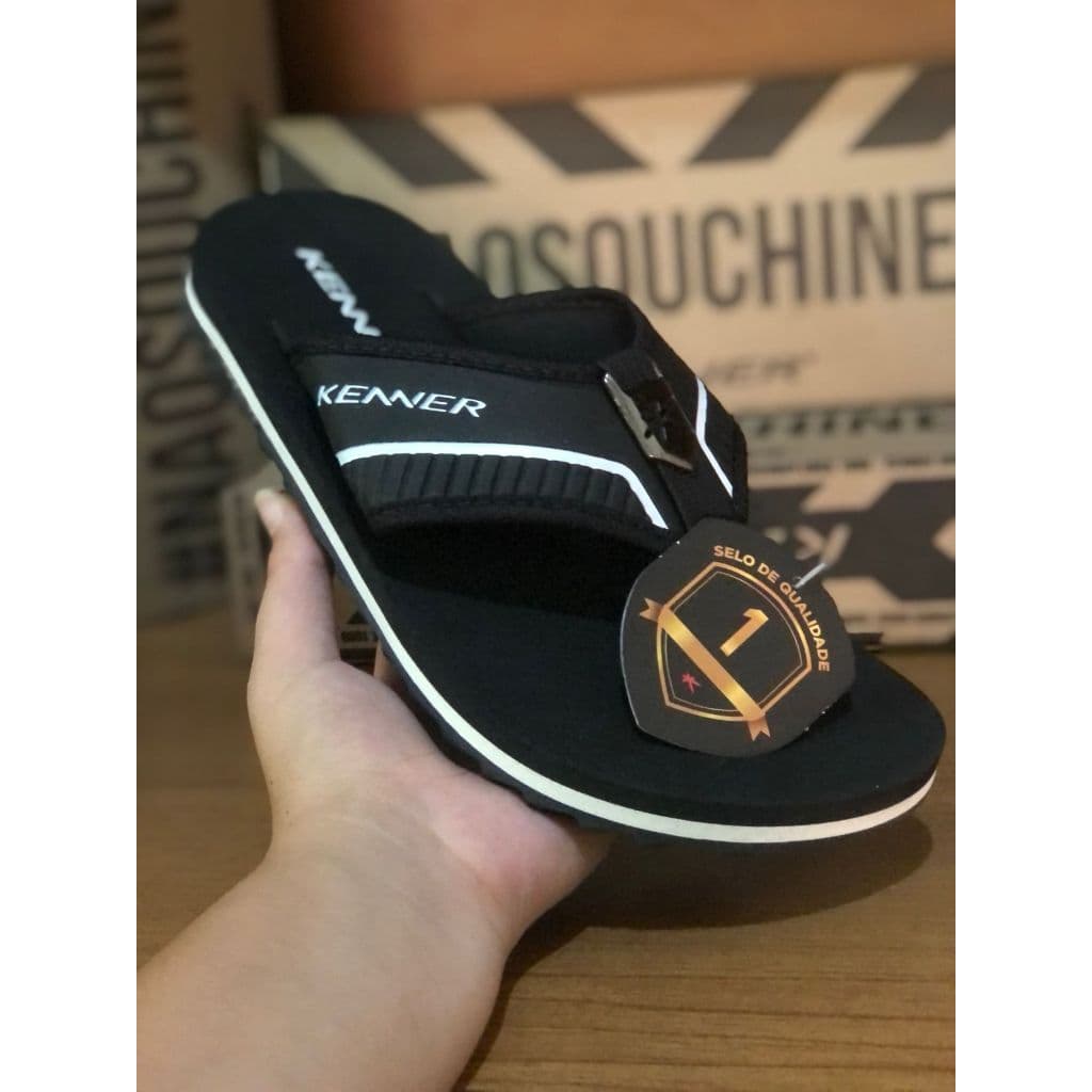 Chinelo Masculino Solado Biomecânico Palmilha Extramacia EVA Qualidade Original Conforto Casual Dia