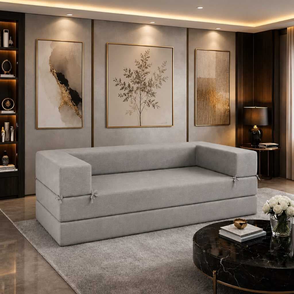 Sofá Nexo Compactado Modular Dobrável Multiuso Sala e Quarto