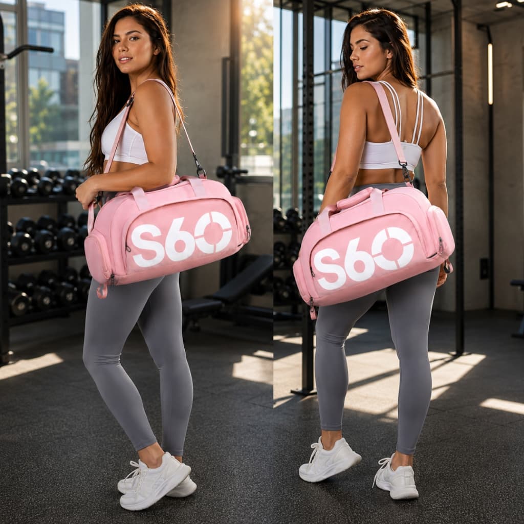 Bolsa Mala Mochila Unissex Interno Amplo Qualidade Impermeável Esportes Academia Bagagem Viagem Fitness