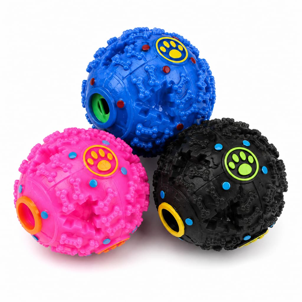 Dispensador de Ração e Petiscos para Cães Brinquedo Interativo