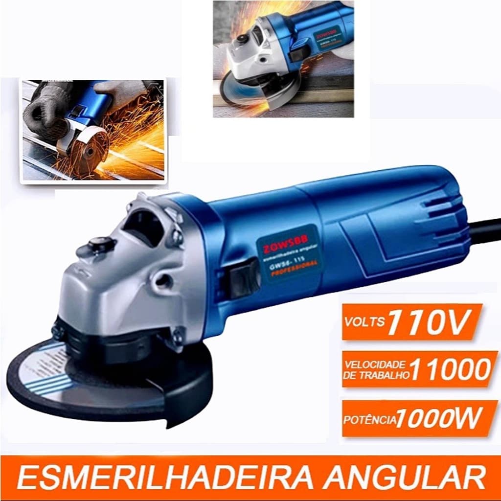 esmerilhadeira lixadeira 220V 1000W Genérica lixadeira bosh 110V Serra elétrica Ferramentas