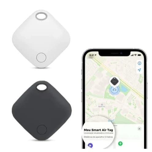 Rastreador AirTag Smart Tag Localizador-GPS Mala/Carro/Moto/Pet/Criança Sem Limite de Distância