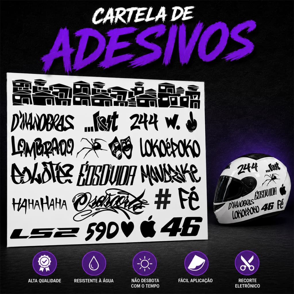 KIT MAIS DE 20 ADESIVOS PARA FECHAR QUADRO DE BIKE CAPACETE ORIGINAL FAVELINHA ADESIVO ARANHA OS MELHORES ADESIVOS
