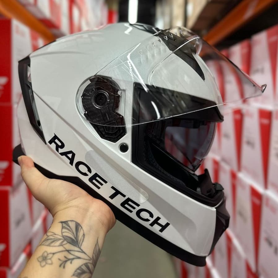 CAPACETE VOLT MONOCOLOR BRANCO CLASSICO COM VISEIRA SOLAR INTERNA NOVO FEMININO MASCULINO OFERTA