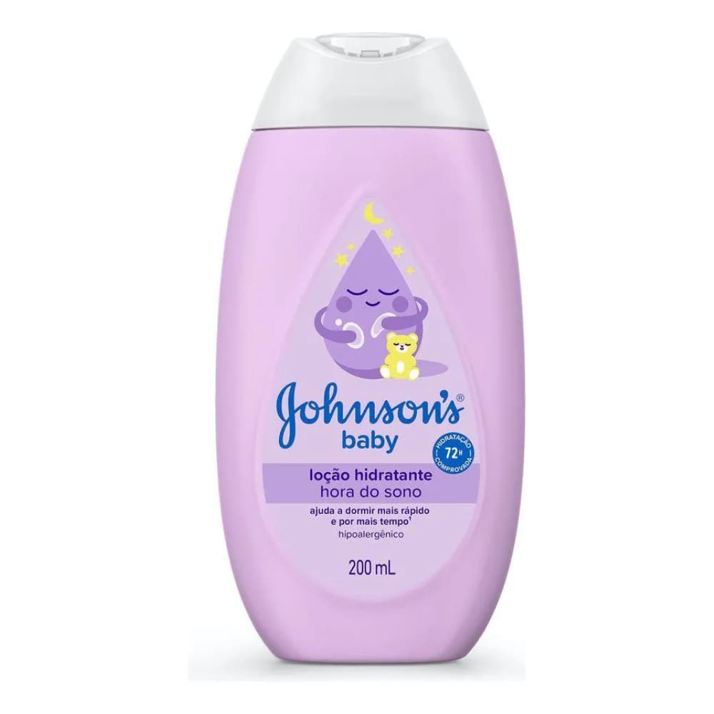 Loção Hidratante Infantil Johnsons & Johnsons Hora do Sono 200ml