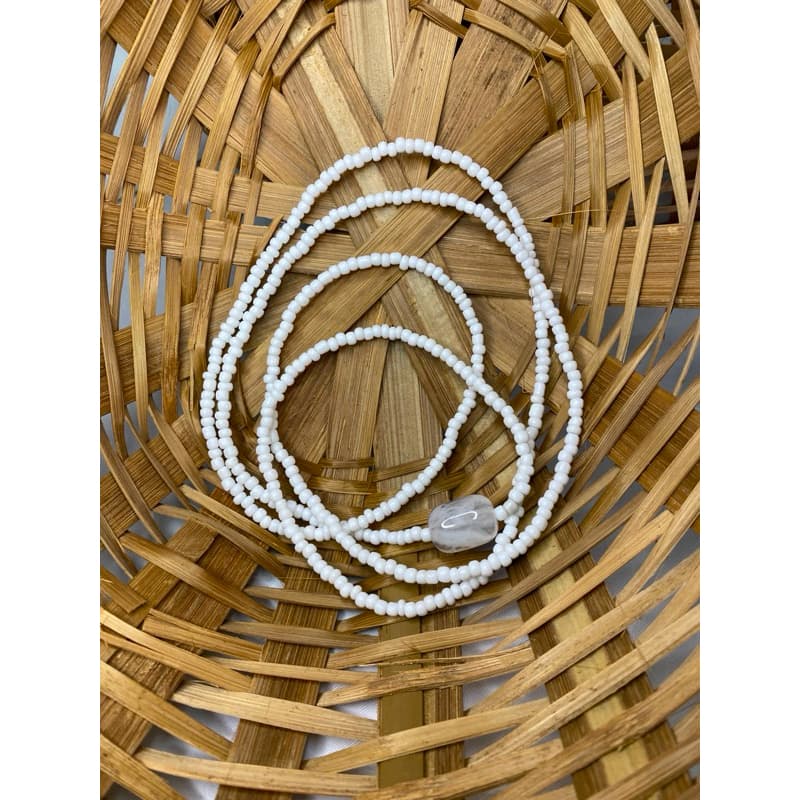 guia branca oxala 60cm, umbanda candomblé