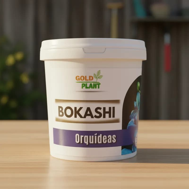 Bokashi Fertilizante Adubo Orgânico Orquídeas farelado Pote 200gr, 400gr e 800 gr Gold Plant