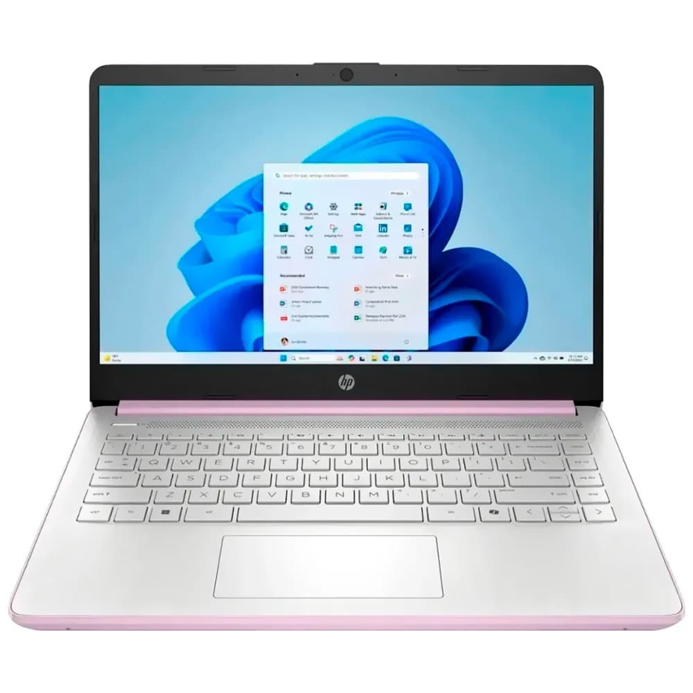 Notebook HP Roxo 4GB 128GB Estudos Trabalho e Escritorio 14" Win 11