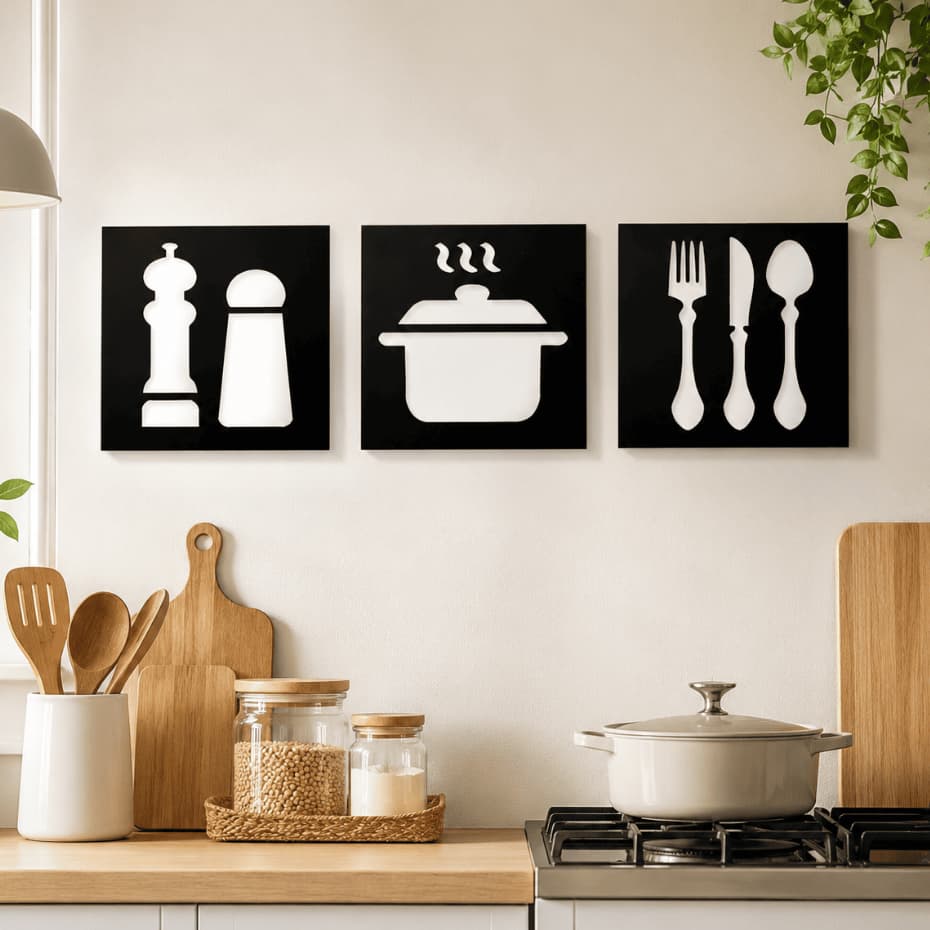 Quadro Decorativo Cozinha Decoração Mdf Coisas para Casa