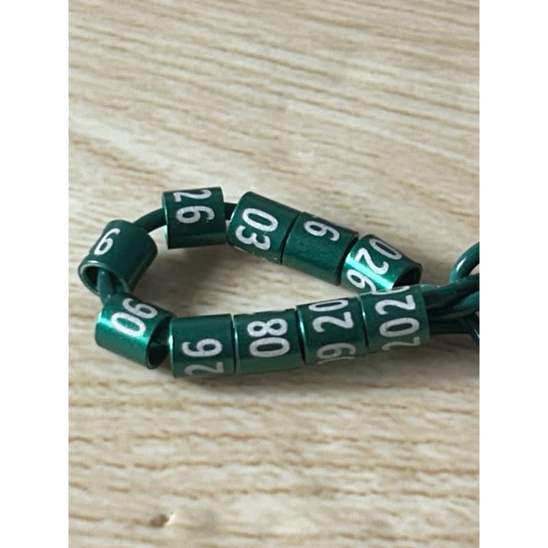 5 -10 anilhas em Alumínio fechadas 3mm - 2026 para canarios. ENVIO 24h