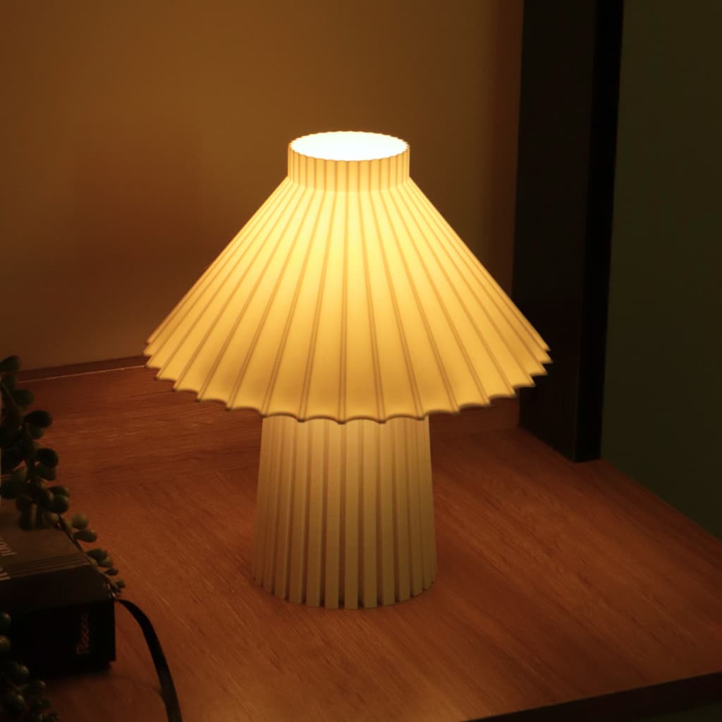 Luminária Tóquio LED Decorativa de Mesa para Quarto, Sala e Escritório | Abajur Moderno e Minimalista