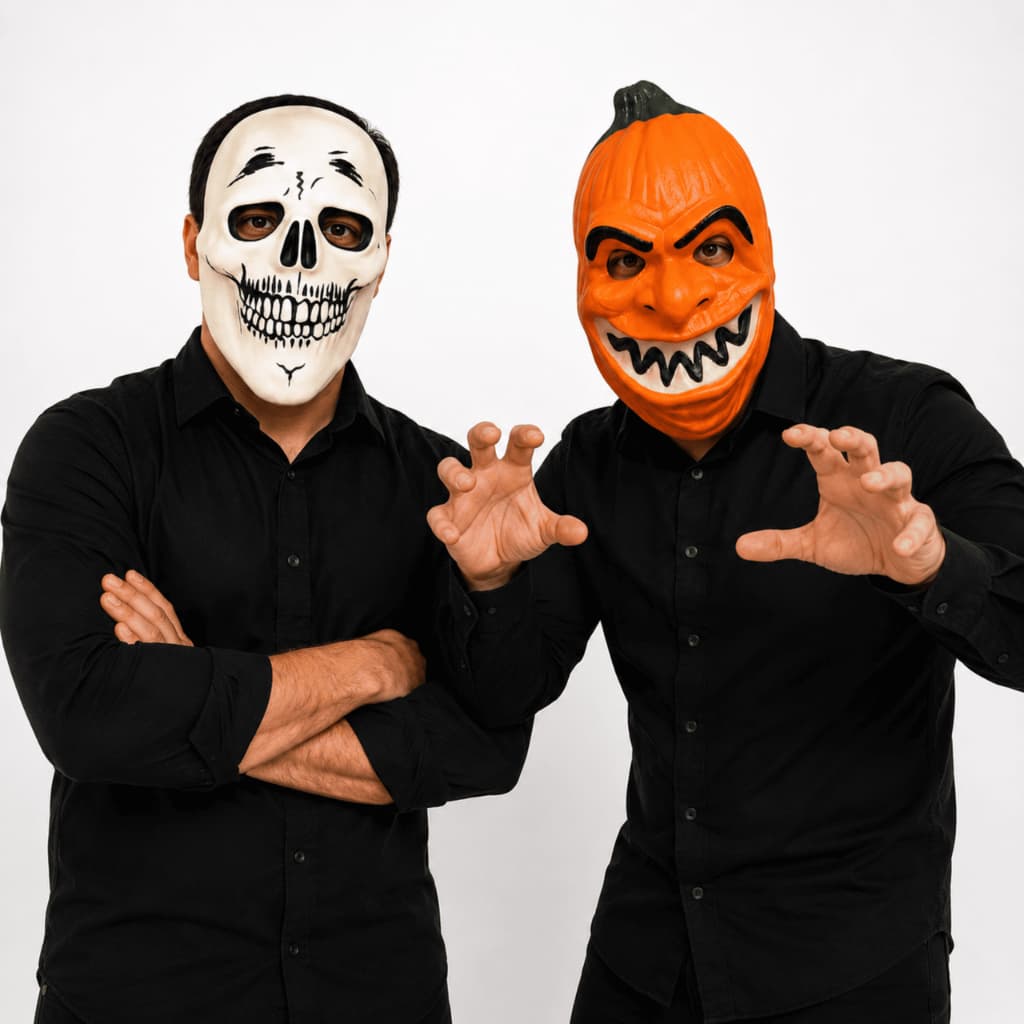 Máscara de Festa Halloween Para Fantasia Assustadora em EVA