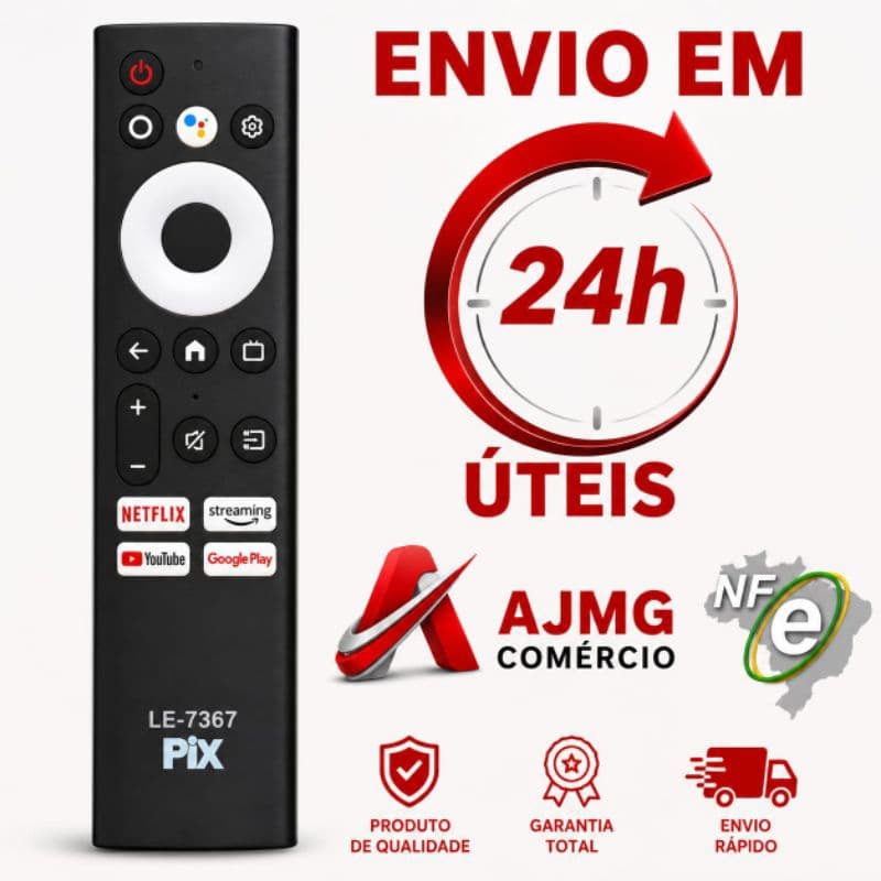 Controle Remoto Universal Compatível Com Tv Aiwa Smart TV - Lelong