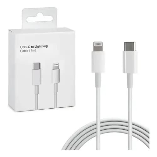 Cabo USB-C para Lightning  Dispositivos Apple (iPhone, iPad) 1metro