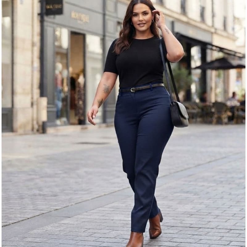 Calça legging Social Alfaiataria Feminina Cintura Alta Alto Lançamento