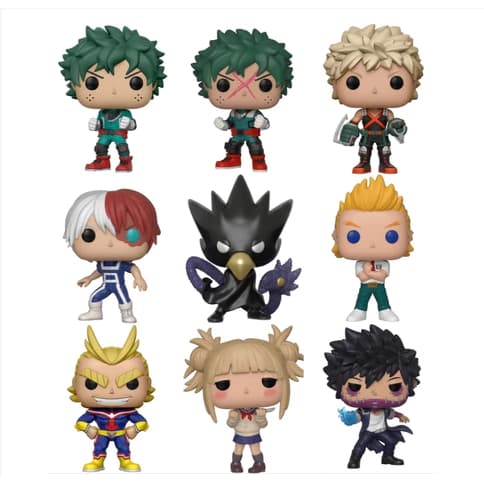 Boneco Colecionável My Hero Academia, Boku no Hero, Deku, Bakugou, Todoroki, All Might