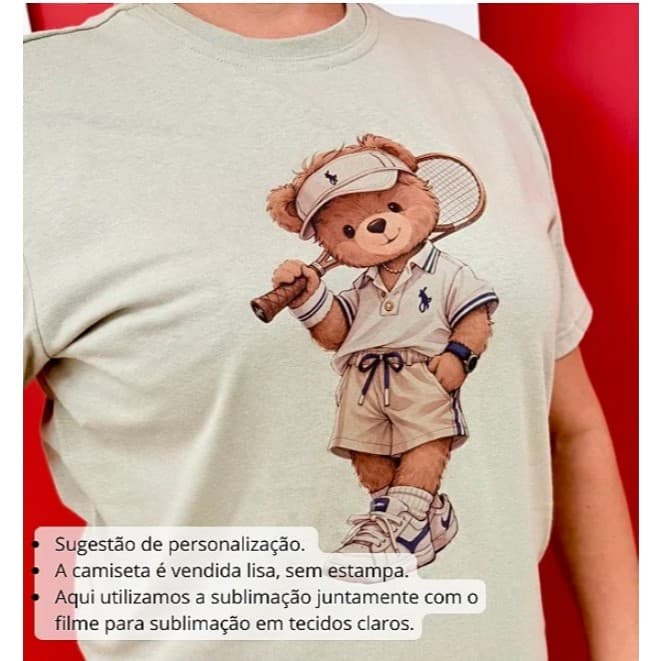 kit c/ 5 Filmes Para Sublimação Em Algodão Cores Claras A4
