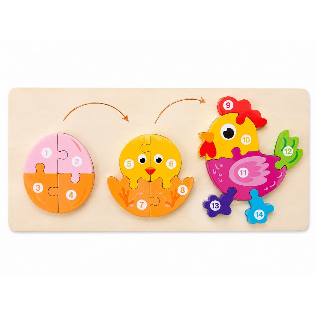QUEBRA CABEÇA BRINQUEDO EDUCATIVO INFANTIL EM MDF COLORIDO