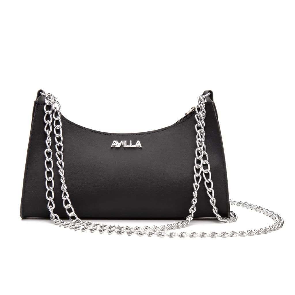 Bolsa Feminina Crossbody Corrente Dupla Transversal Tiracolo Elegante Ombro