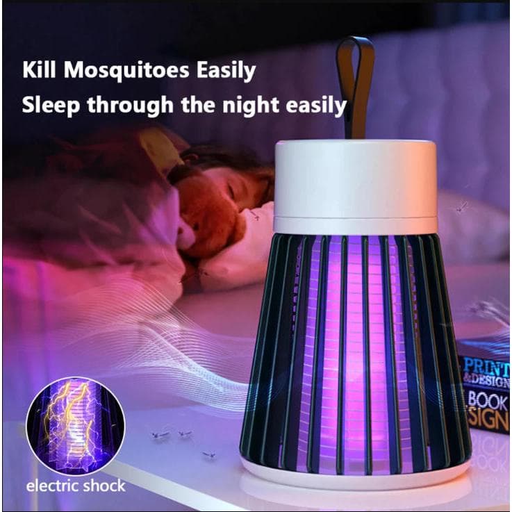 Lâmpada Elétrica Mata-Mosquitos Com Luz UV Usb Recarregável Armadilha Para Insetos