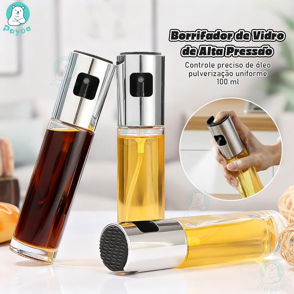 PAYOE  Spray Borrifador Azeite Vinagre Vidro 100ml Garrafas De óleo